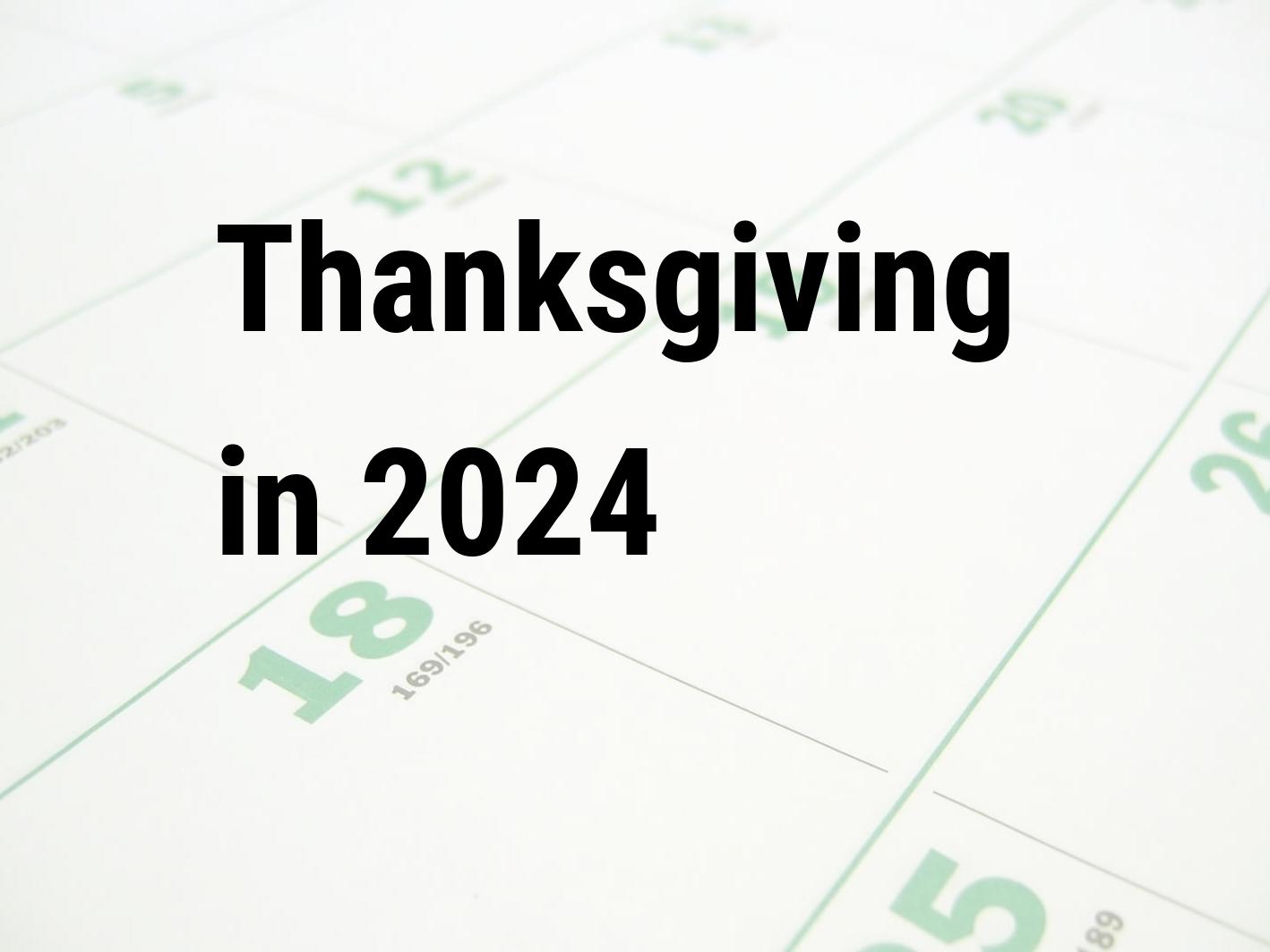 Thanksgiving (Canada) 2024 Calendar Center