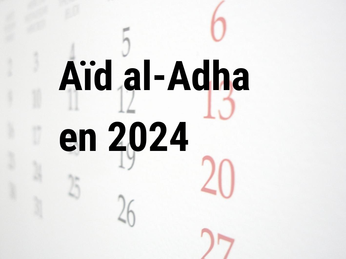Aïd alAdha 2024 Calendar Center