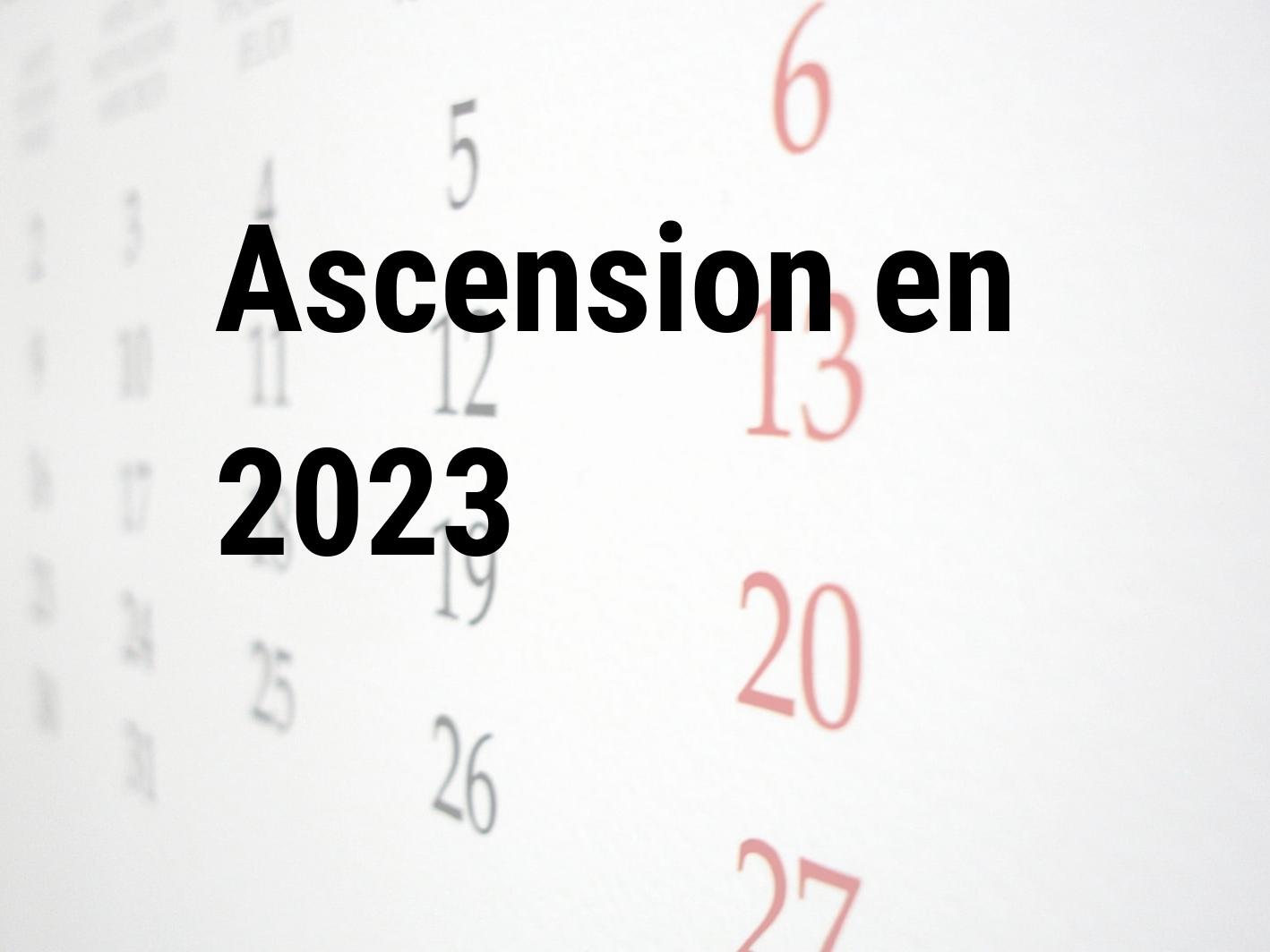 Ascension 2023 Calendar Center