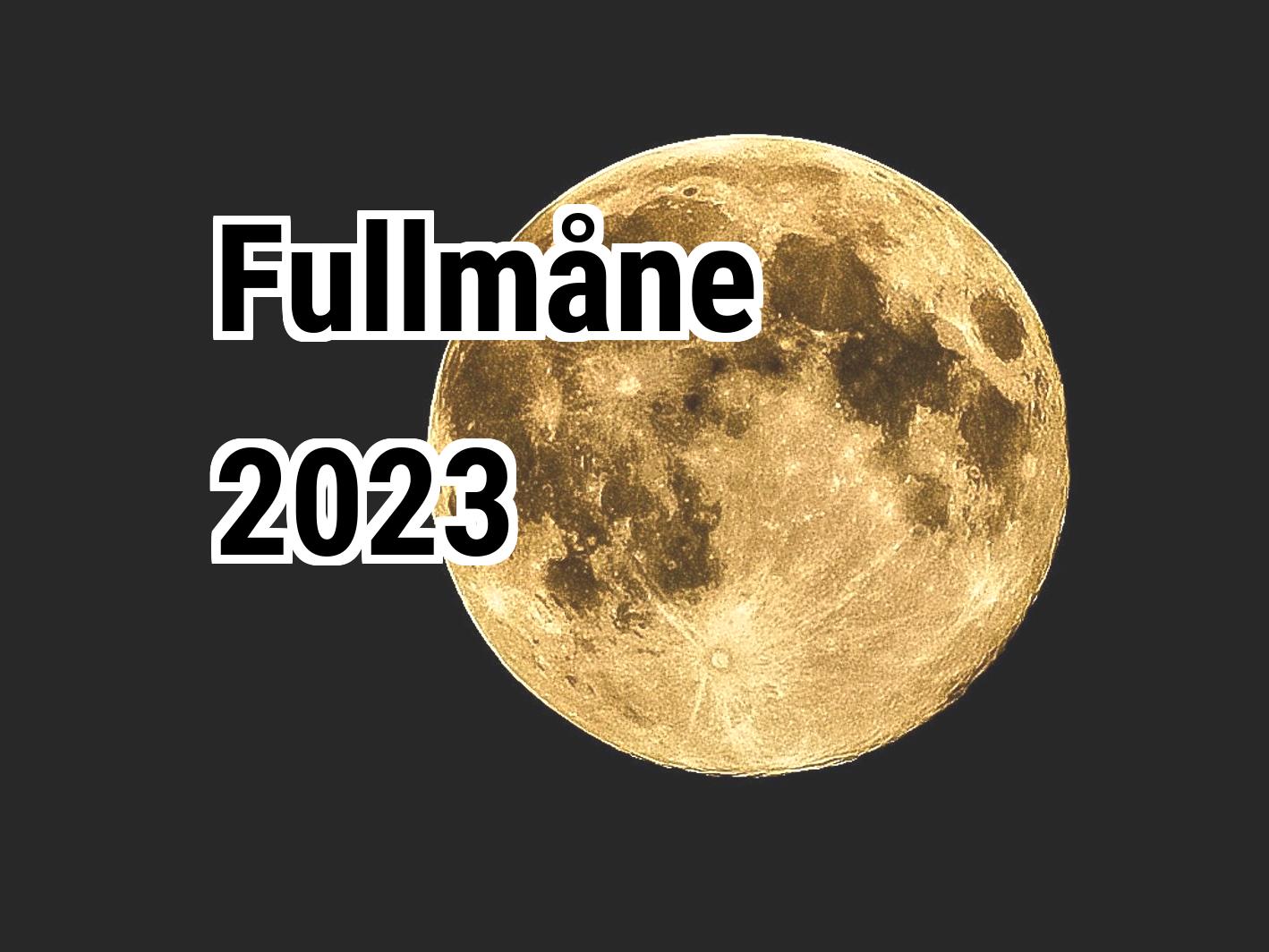Fullmåne 2023 Calendar Center